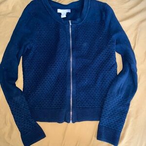 Banana Republic Black Textured Cardigan